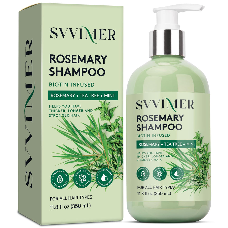 Svvimer bottle front packaging showing label and volumizing benefit