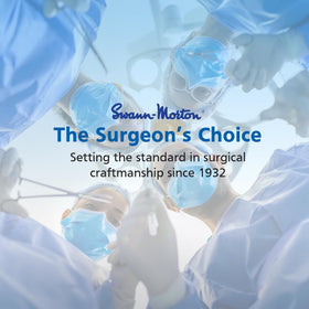 Swann-Morton handle in esthetician setting for dermaplaning demonstrating professional use