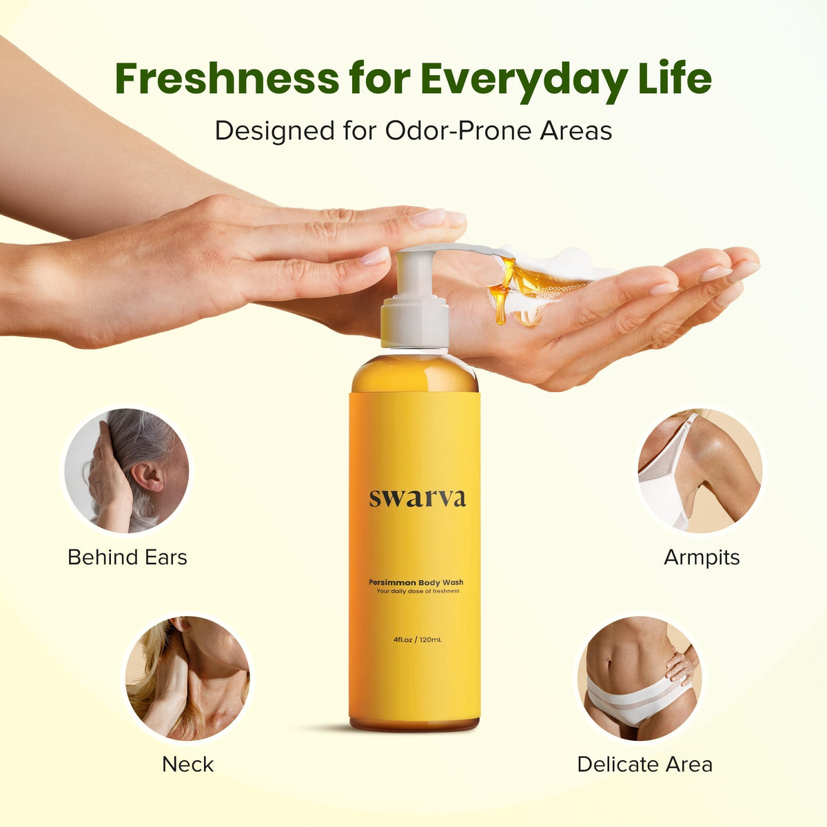 Swarva bottle size comparison showing scale for travel and home convenience