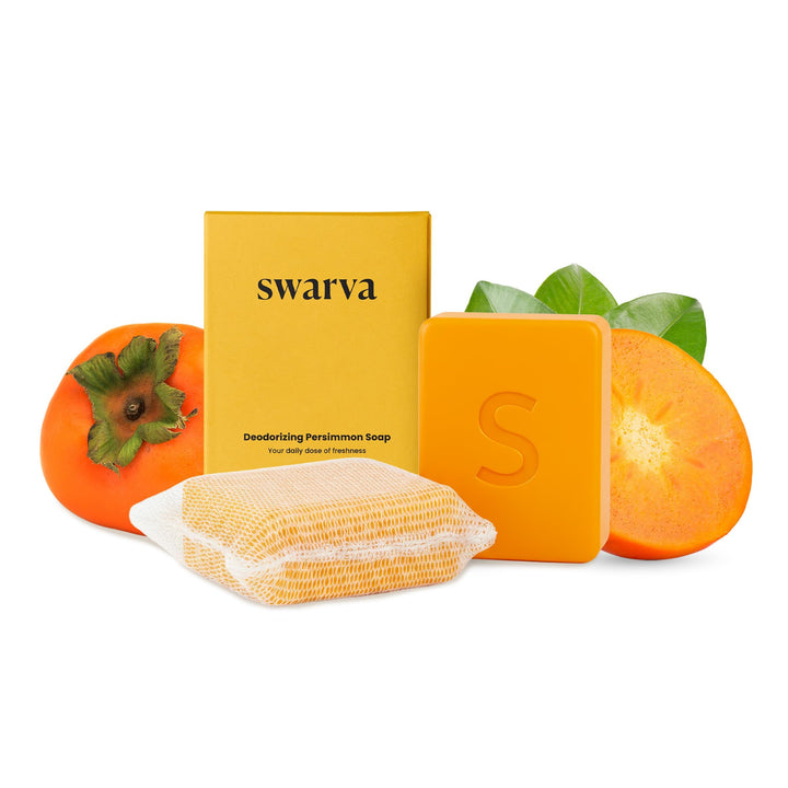 Swarva front packaging pair showing two bars and mesh saver, conveys value