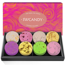 SWCANDY front packaging showing gift-ready box and branding benefit