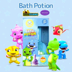 SWCANDY child enjoying a bubbly bath scene emphasizing playful, low-mess cleanup