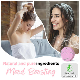 SWCANDY tablet fizzing in shower demonstrating aroma release benefit