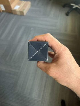 Two people shaking hands while one used SweatBlock showing confident dry grip