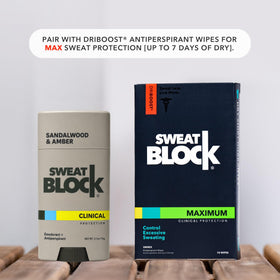 SweatBlock in a gym bag showing travel-ready protection and post-workout confidence