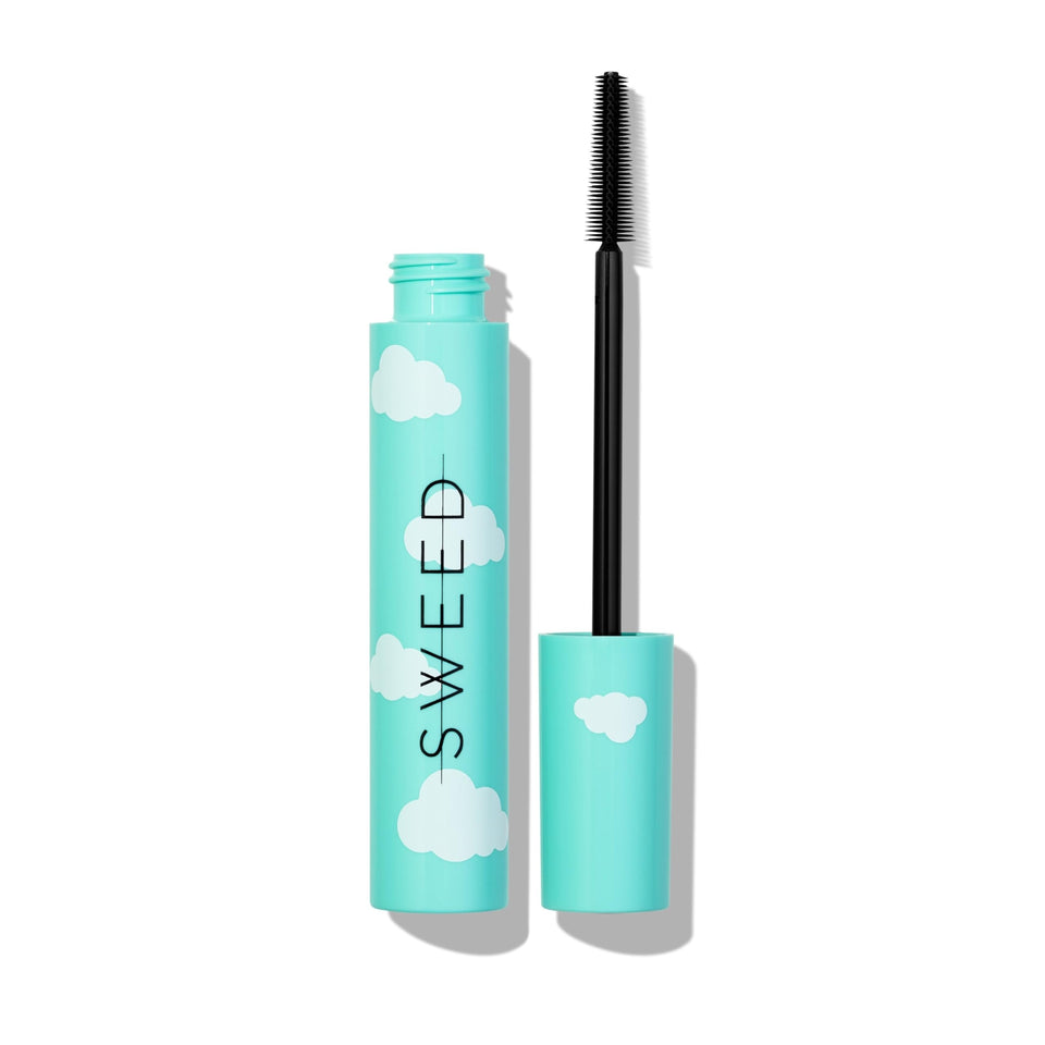 SWEED Cloud Mascara front packaging showing sleek tube and bold branding for polished storage