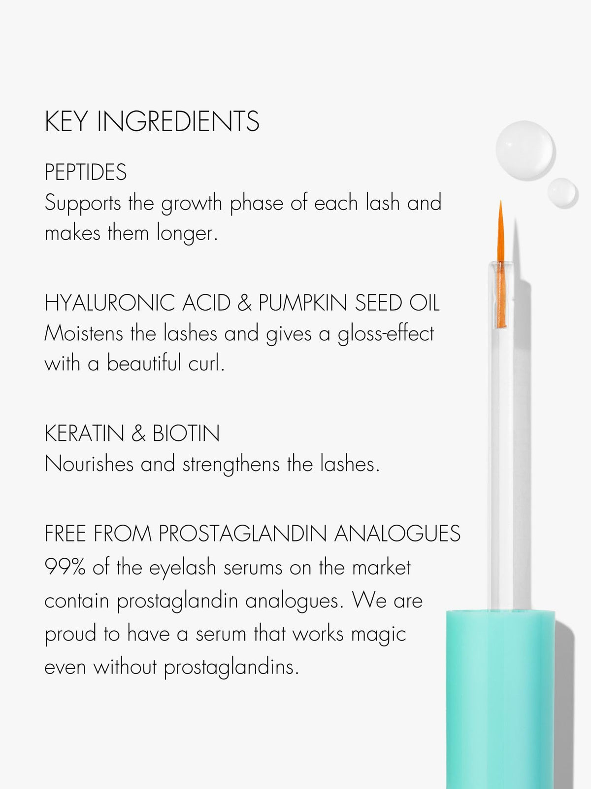 SWEED vegan keratin and peptides visual, conveys strength and shine benefit
