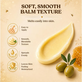 Sweet Bee Naturals hand before and after photos showing visible softening benefit