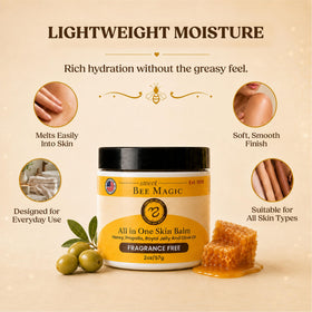 Sweet Bee Naturals label close-up highlighting organic ingredients and small-batch quality