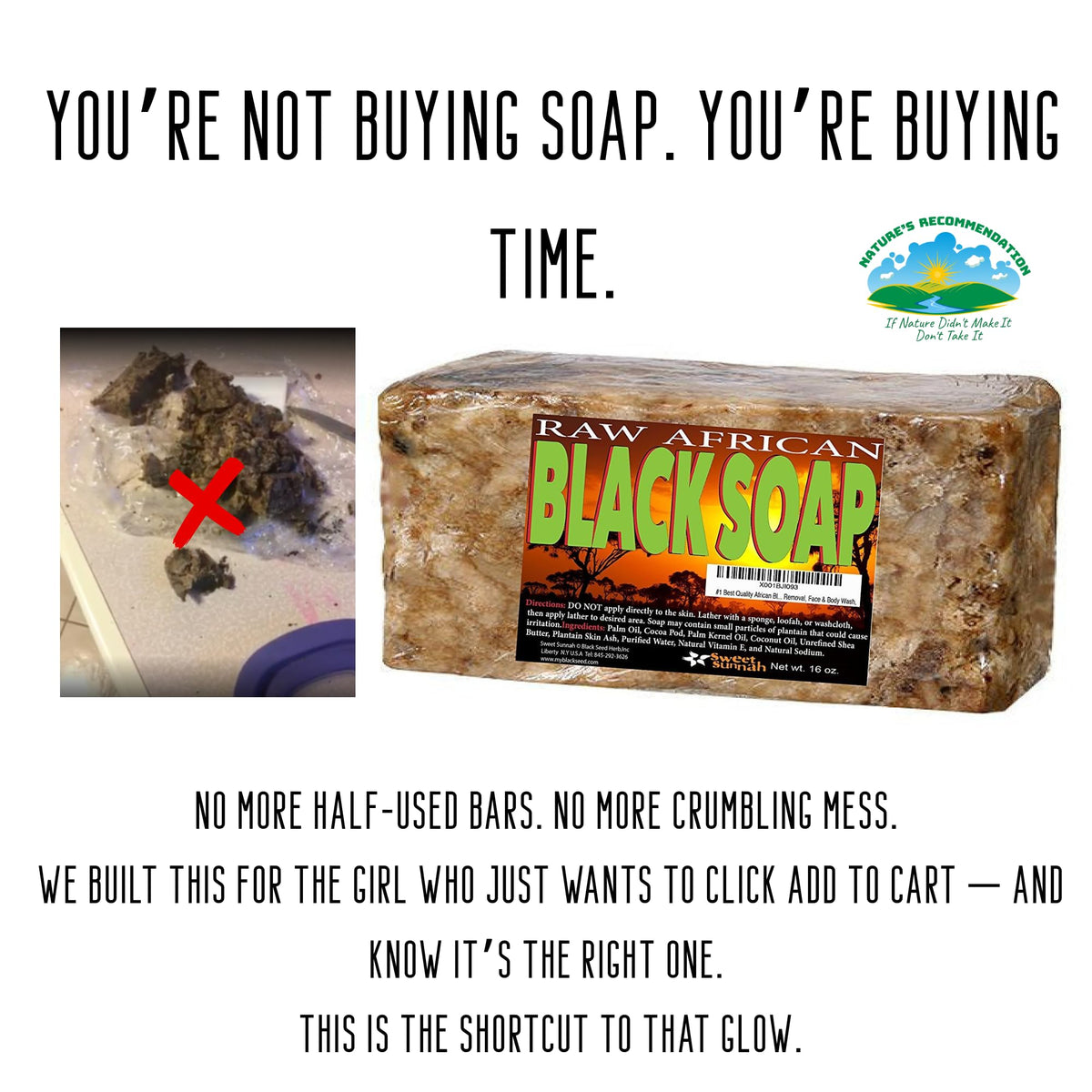 SWEET SUNNAH BLACK SEED rich lather on hands showing effective cleansing
