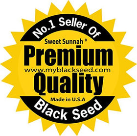 SWEET SUNNAH BLACK SEED bar beside ruler to show 1-pound size scale