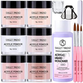 SWEET TREND front packaging showing full beginner acrylic kit benefits