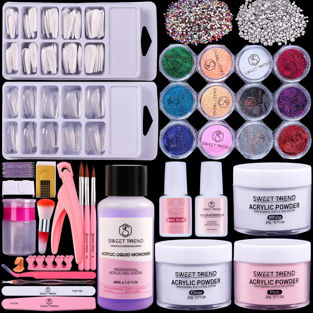 SWEET TREND kit front packaging showing complete starter set benefits