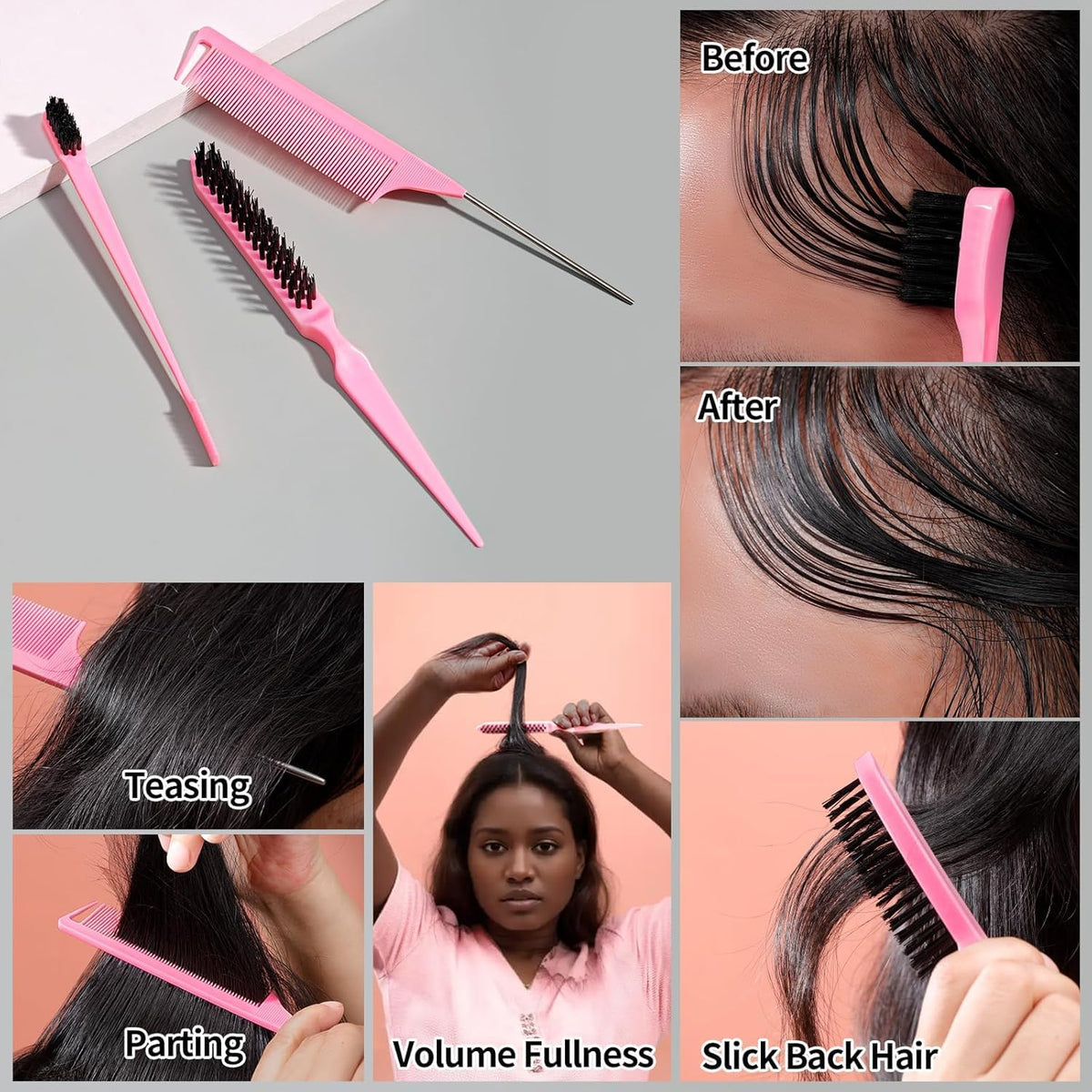 SWEET VIEW blending braids and wig edges for seamless, natural-looking hairlines