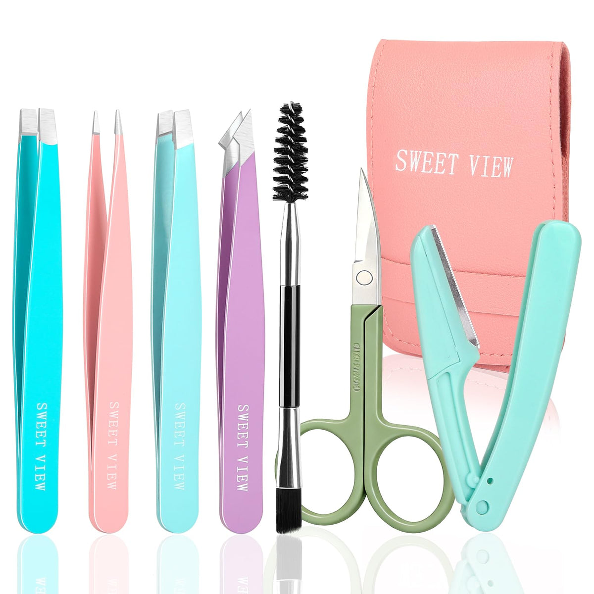 SWEET VIEW front packaging showing full 7pcs kit and neat presentation