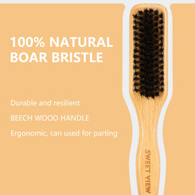 SWEET VIEW wooden handle close-up offering comfortable grip and control