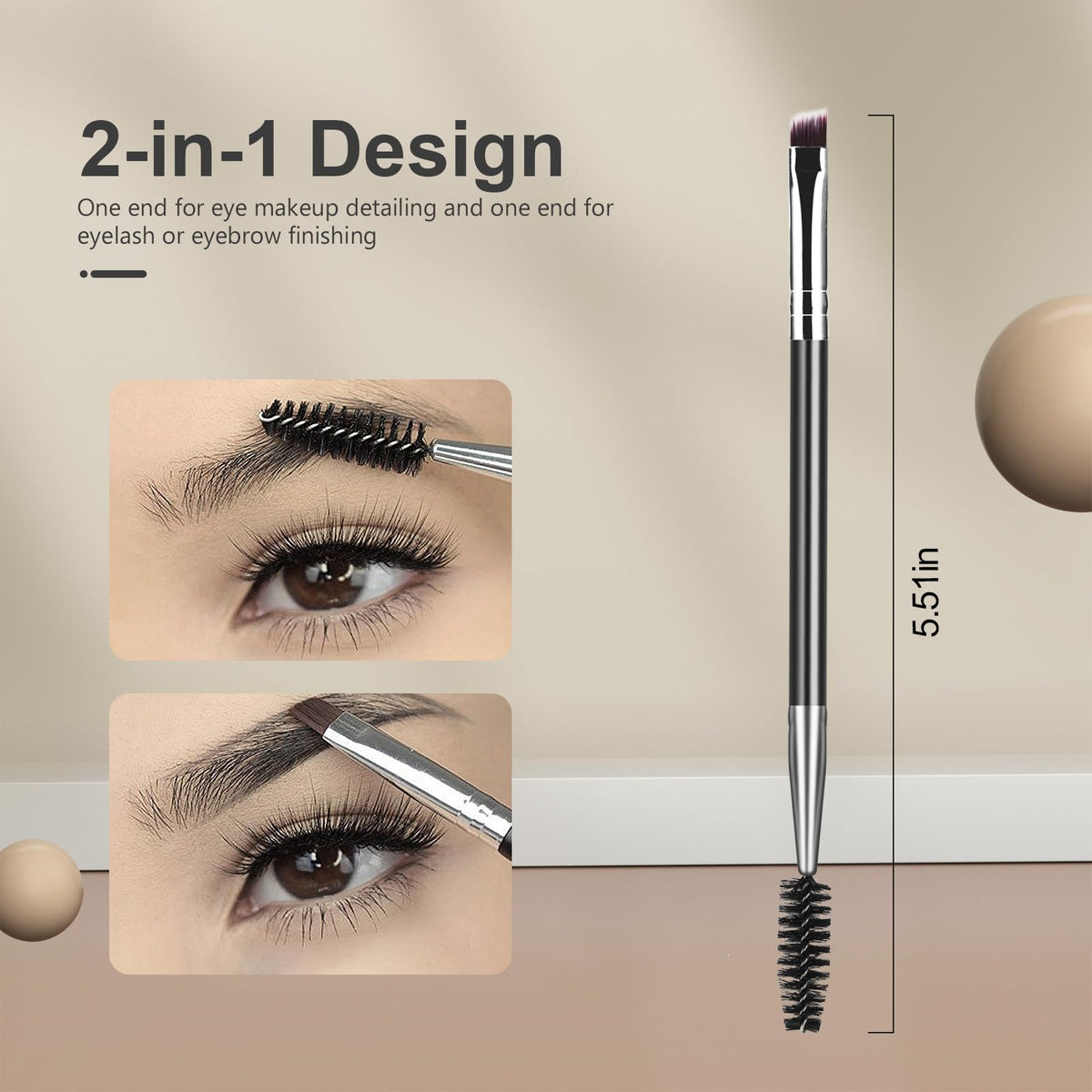 SWEET VIEW synthetic bristles close detail showing soft, shape-retaining fibers for smooth application