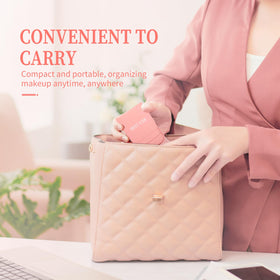 SWEET VIEW tools arranged inside PU leather pouch for travel protection