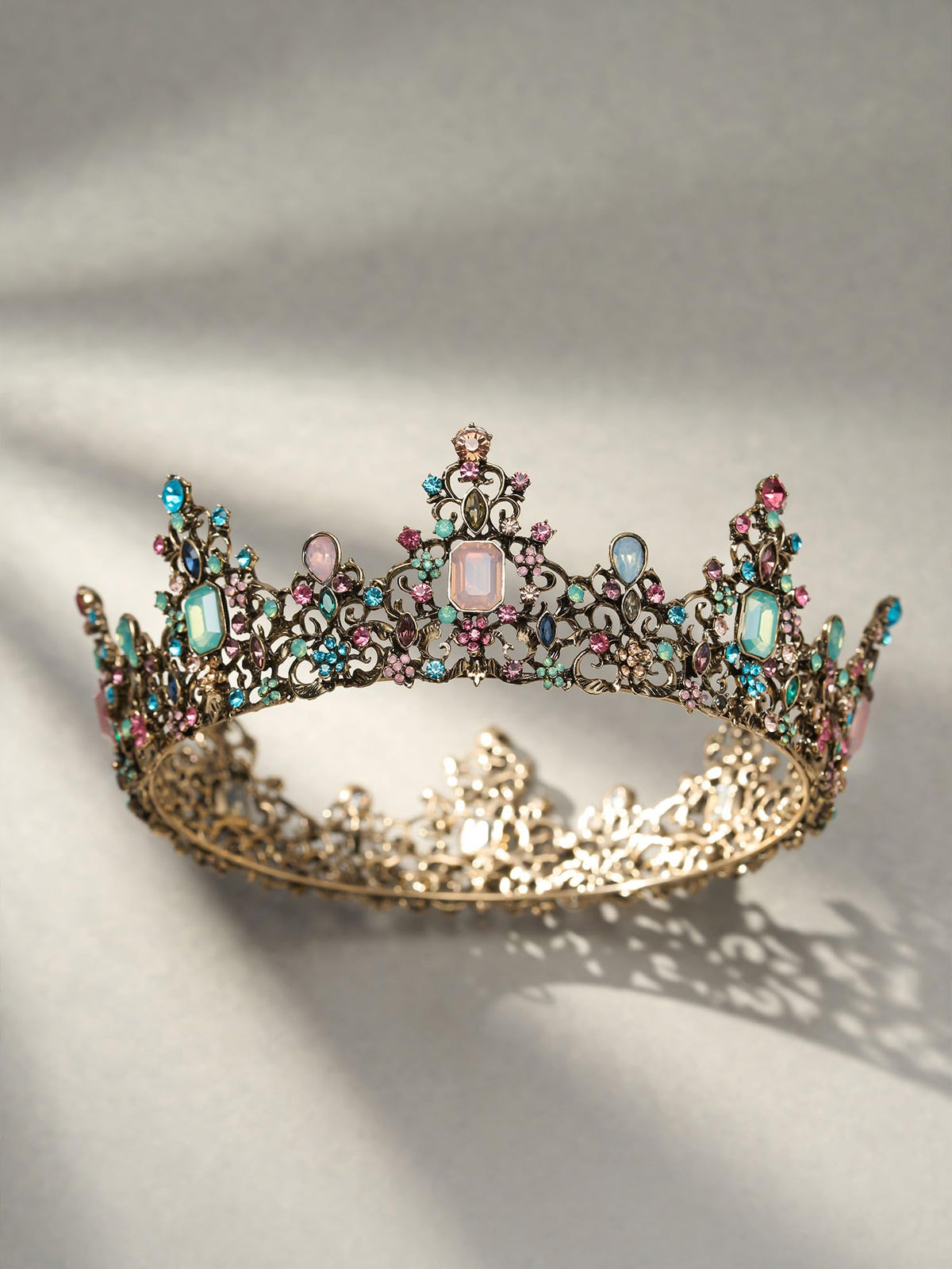 SWEETV crown worn in an updo demonstrating secure fit and photogenic styling