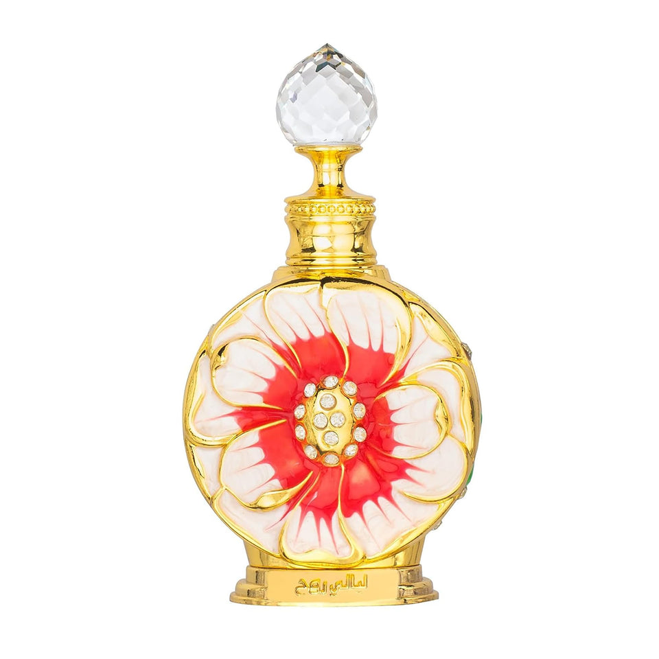 Swiss Arabian bottle front view showing elegant packaging and premium appeal