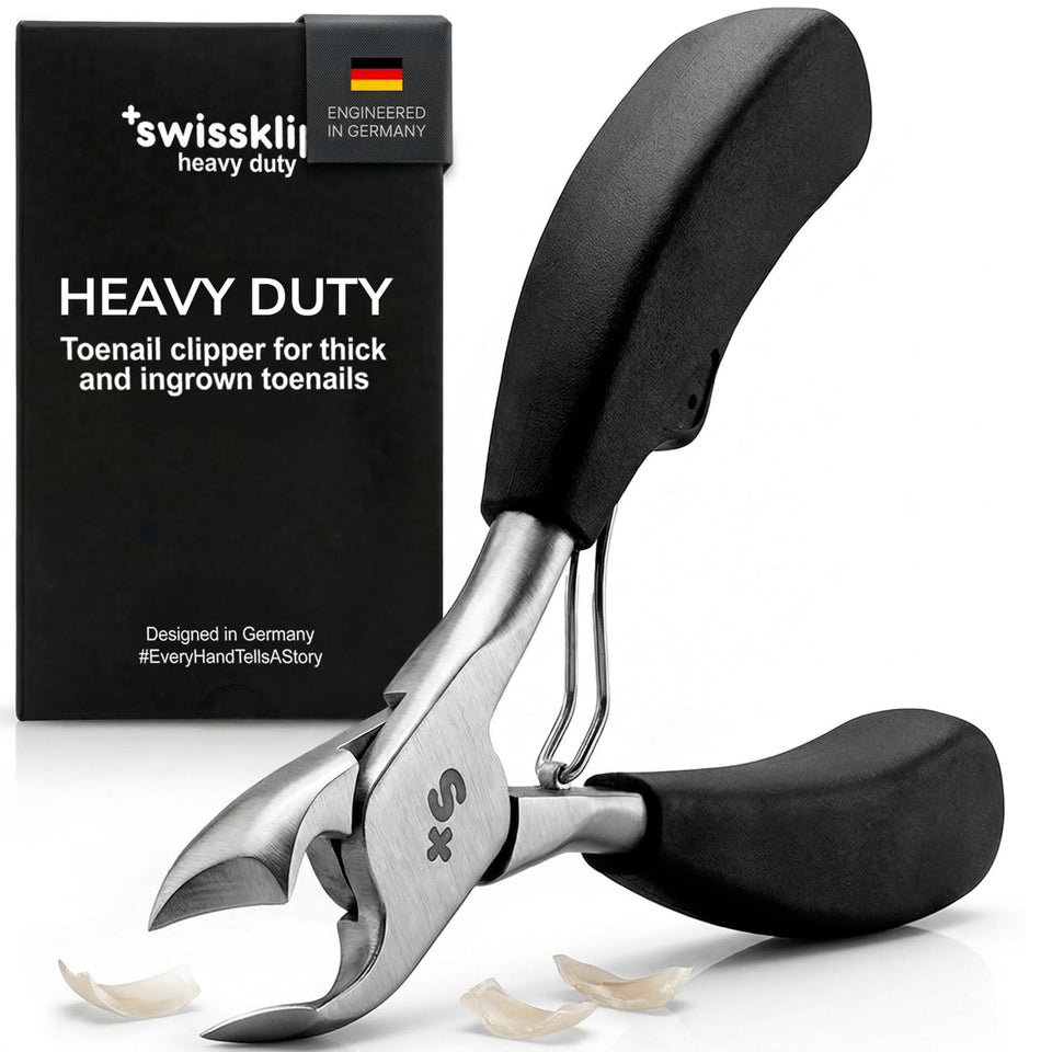 Swissklip Swissker front view showing robust toe nail clipper for reliable cuts