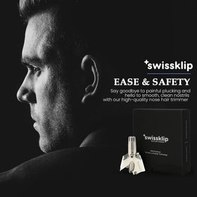 Swissklip Swissker packaging label close-up showing German design quality