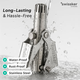 Swissklip Swissker with travel pouch ready for grooming on the go