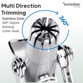 Swissklip Swissker rounded safety tip close-up protecting skin from nicks