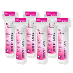 Swisspers front packaging showing resealable pouch and pad count benefit