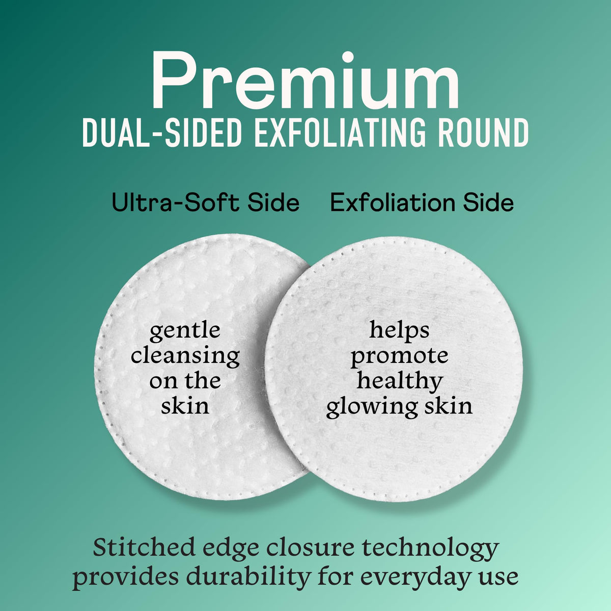 Swisspers pad soaked with toner applying product evenly for better absorption benefit
