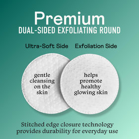 Swisspers pad soaked with toner applying product evenly for better absorption benefit