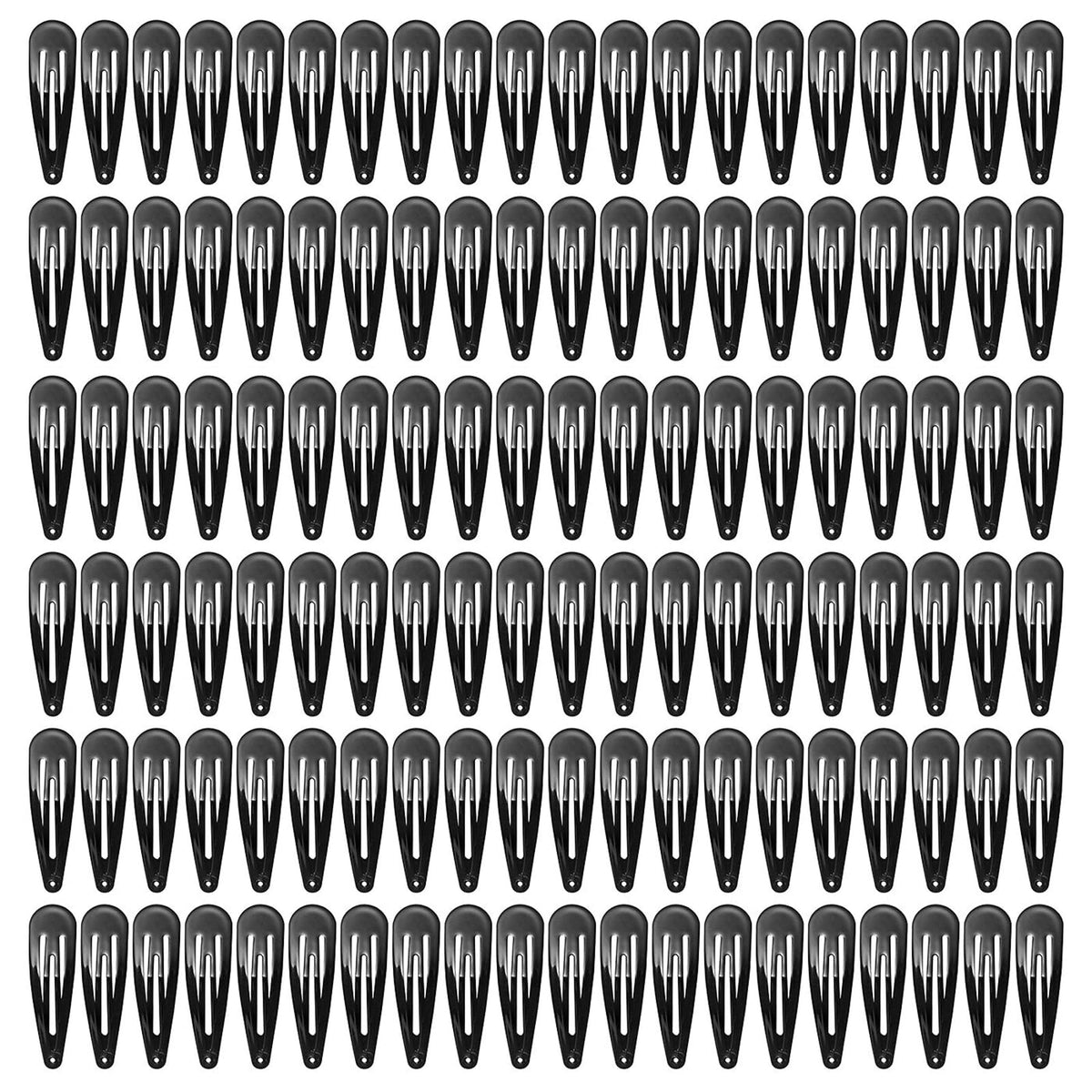 SWSTINLING front view of 120-pack black clips showing bulk value and neat packaging