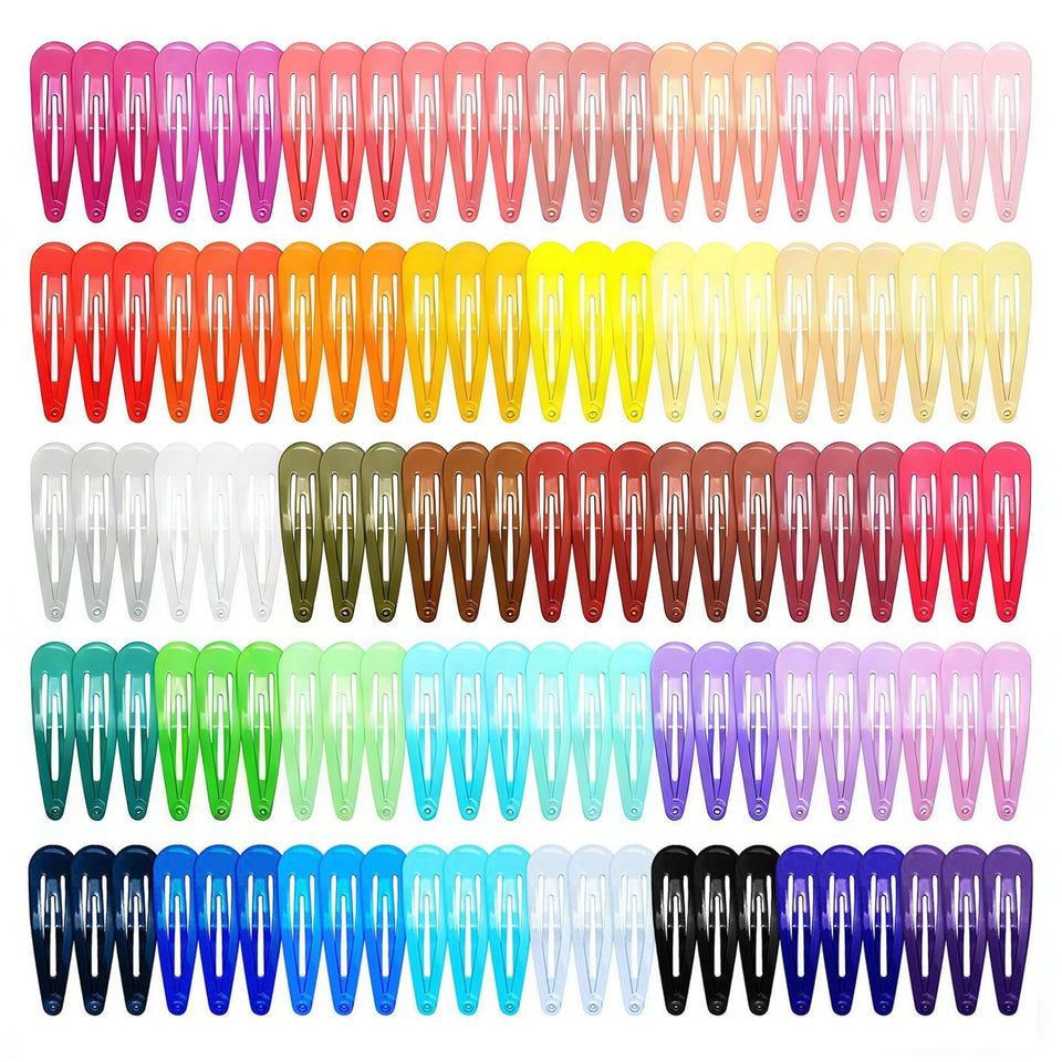 SWSTINLING front packaging showing 120 colorful snap clips and compact storage