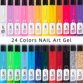 SXC built-in thin brush tip close-up for precise nail art lines and controlled strokes