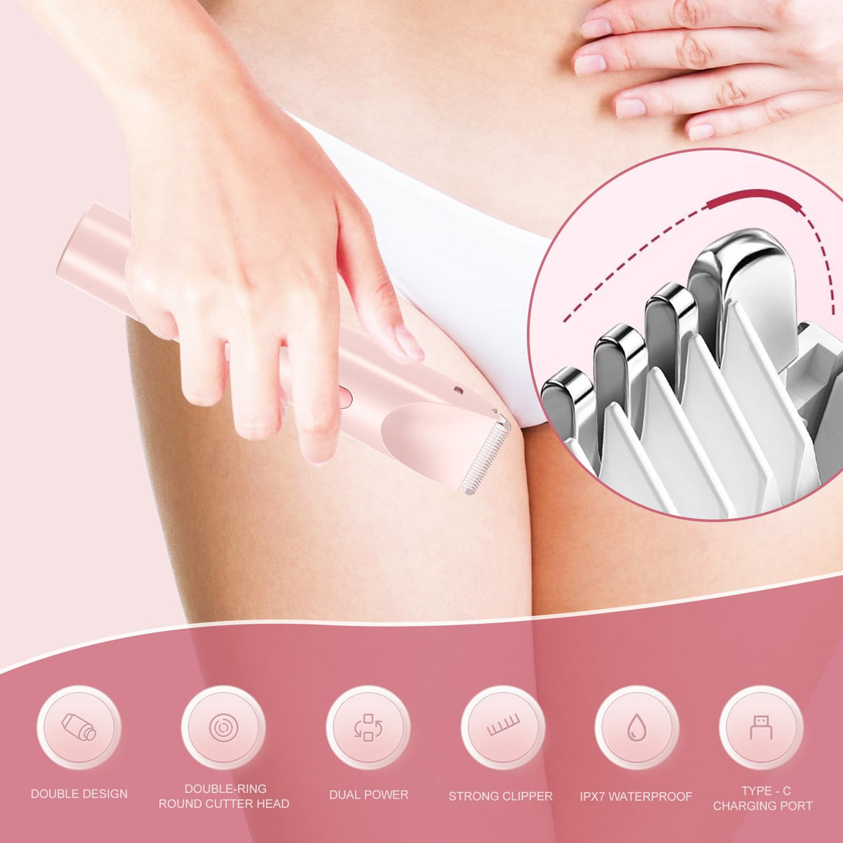 SXIOQI Dermave accessories including guard, brush, and USB cable for maintenance