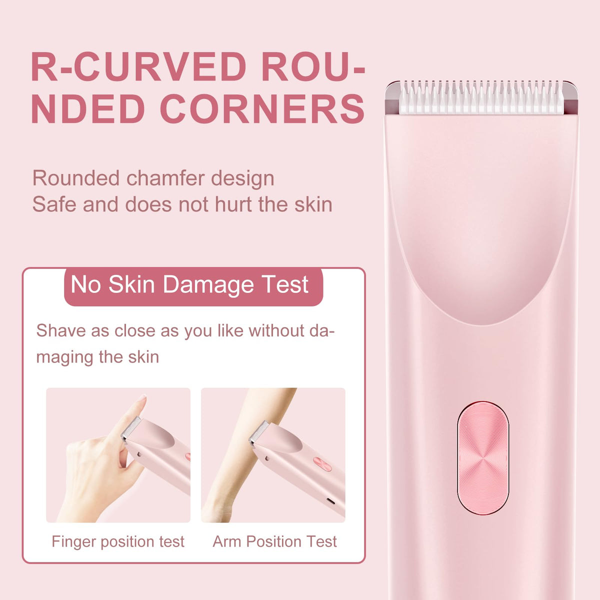 SXIOQI Dermave dual-head display with trimmer and shaver for versatile grooming