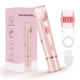 SXIOQI Dermave front view showing compact pink body and controls, ideal portability
