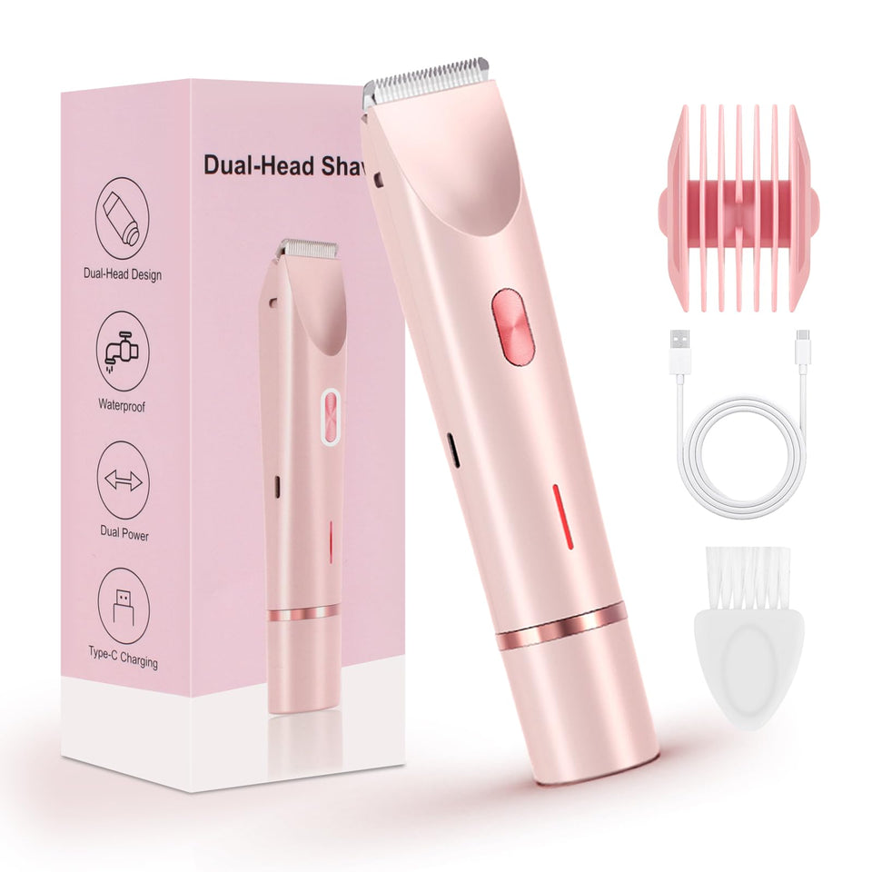 SXIOQI Dermave front view showing compact pink body and controls, ideal portability