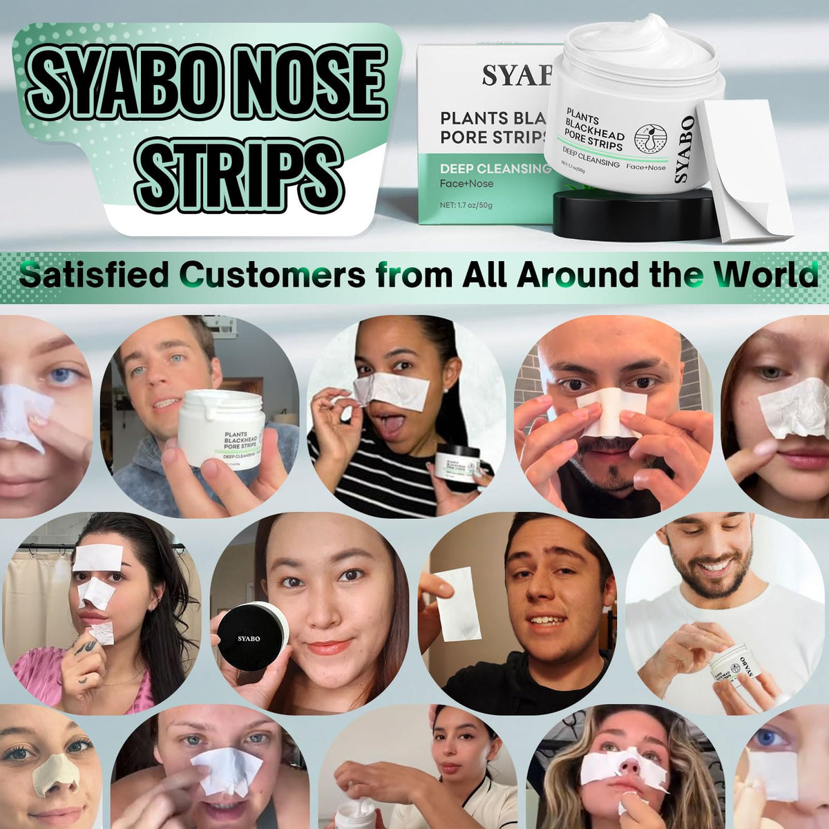 SYABO mask texture close-up highlighting smooth spreadability and gentle formulation