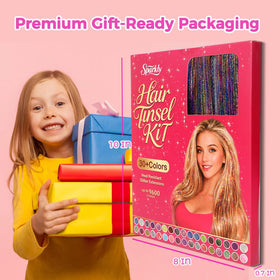 syanovix kids party hairstyle example illustrating playful, lightweight shimmer
