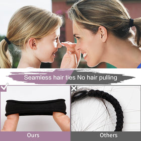 SYGY hair ties stored in a small bag for travel-ready portability