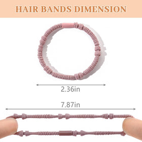SYGY close-up of tie texture and knot showing smooth finish to prevent hair snagging
