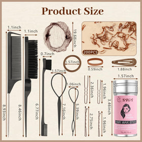 SYGY combs and loop tools laid out to speed styling and sectioning