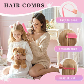 SYGY combs and tail tools arranged to demonstrate styling convenience