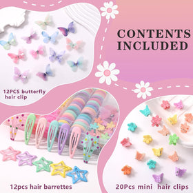 SYGY open organizer box displaying sorted elastics and clips neatly