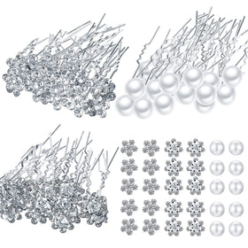 Syhood front packaging showing 60-piece silver hair pins for weddings