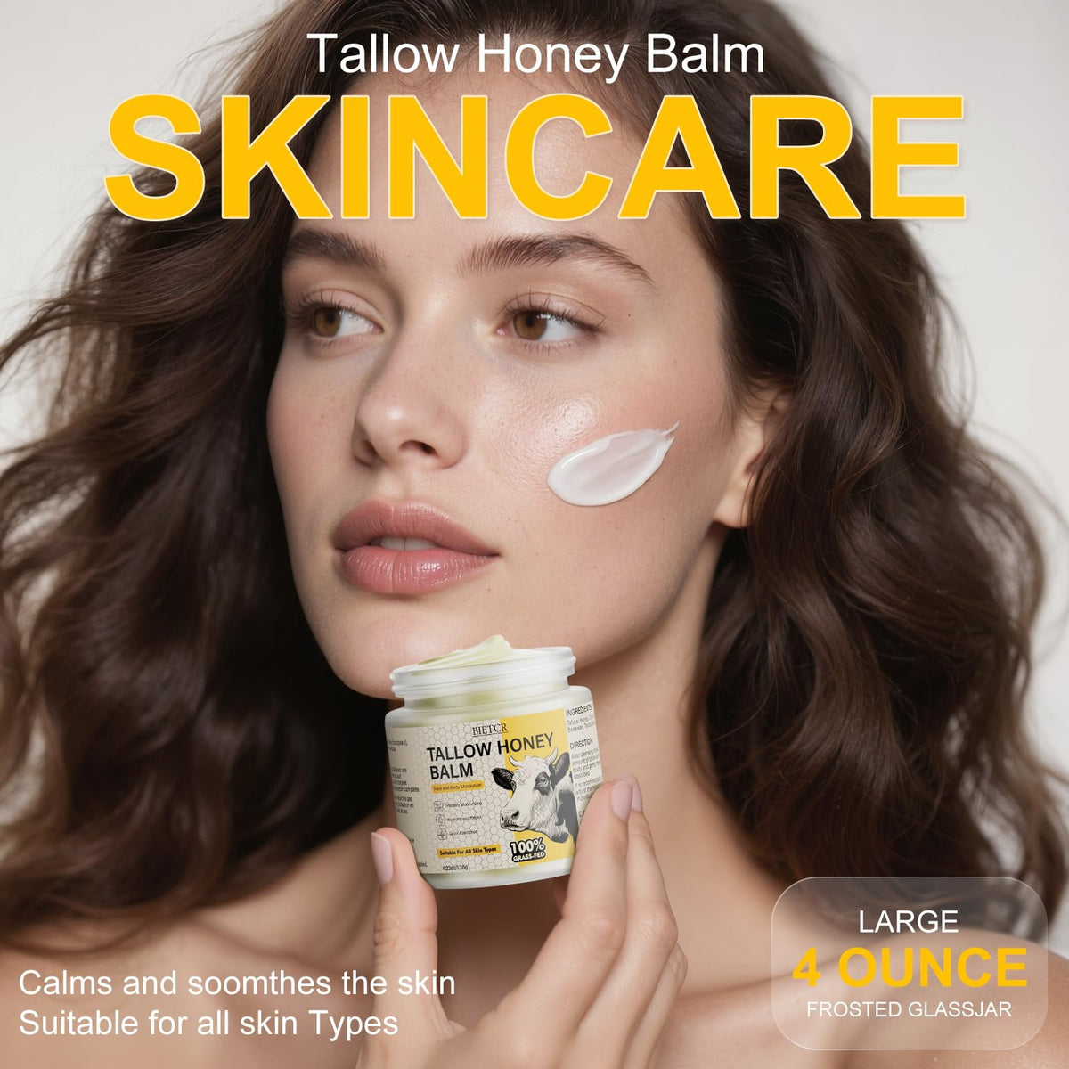 SzHristy open jar whipped texture that melts on contact for smooth absorption