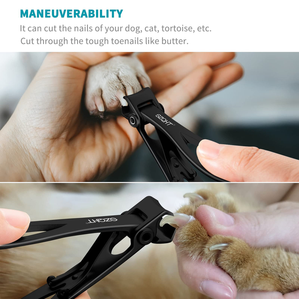 SZQHT complete kit with toe clipper and stainless steel file for finishing