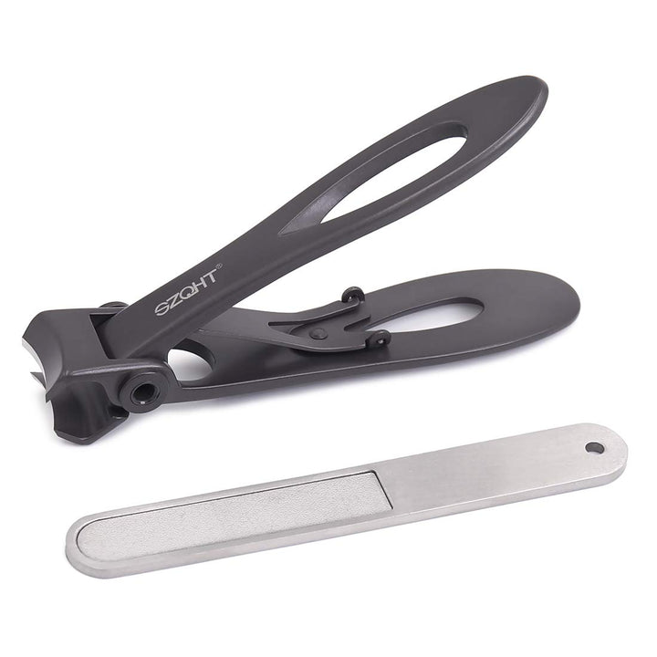 SZQHT front view of stainless steel nail clipper showing robust build and durability