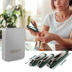 SZQHT clippers on bathroom counter as a neat grooming kit display